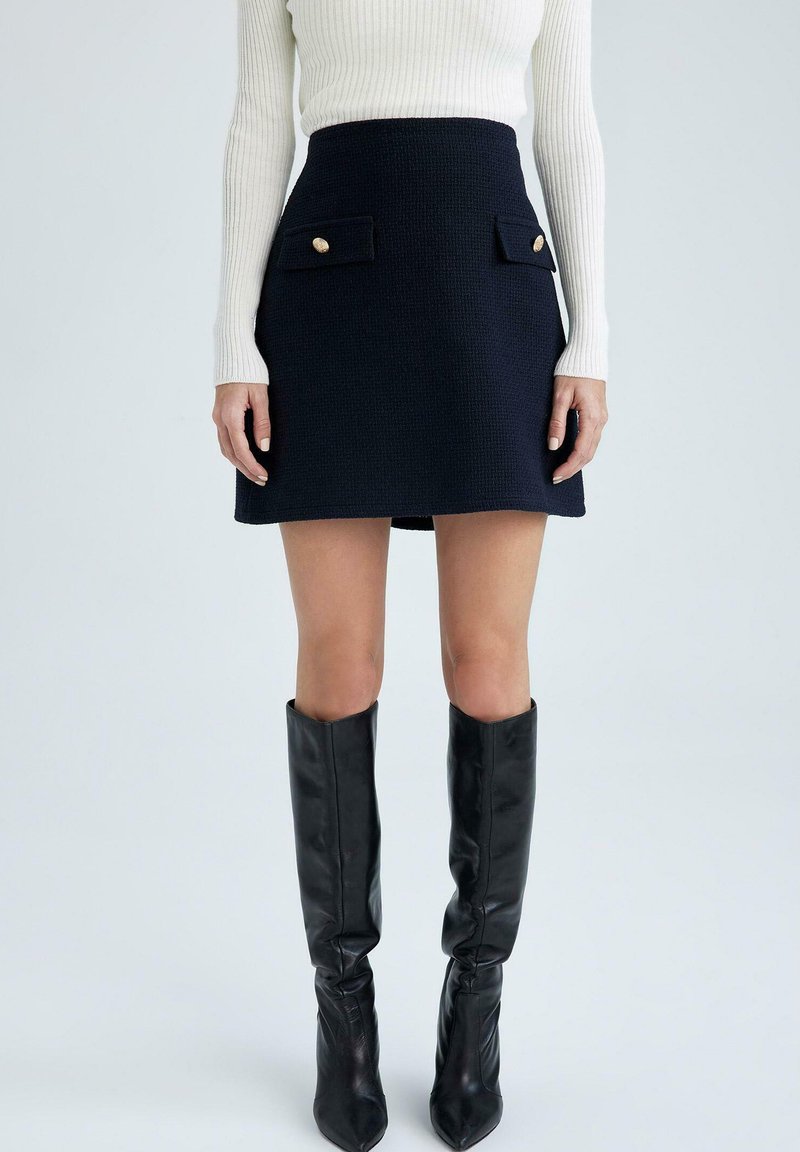 DeFacto Aline skirt navy/dark blue Zalando.ie