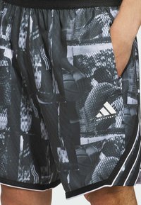 adidas Performance CRAZY LITE AOP - Korte sportsbukser - white black