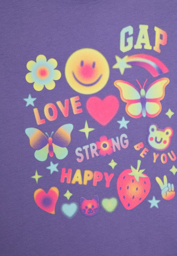 GRAPHIC GIRLS 2 PACK - Print T-shirt - wisteria blossom3