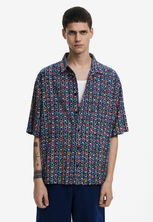 EMBROIDERY - Skjorta - blue