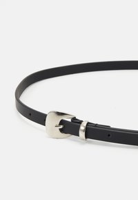 Zign LEATHER 2 PACK - Belt - black/off-white