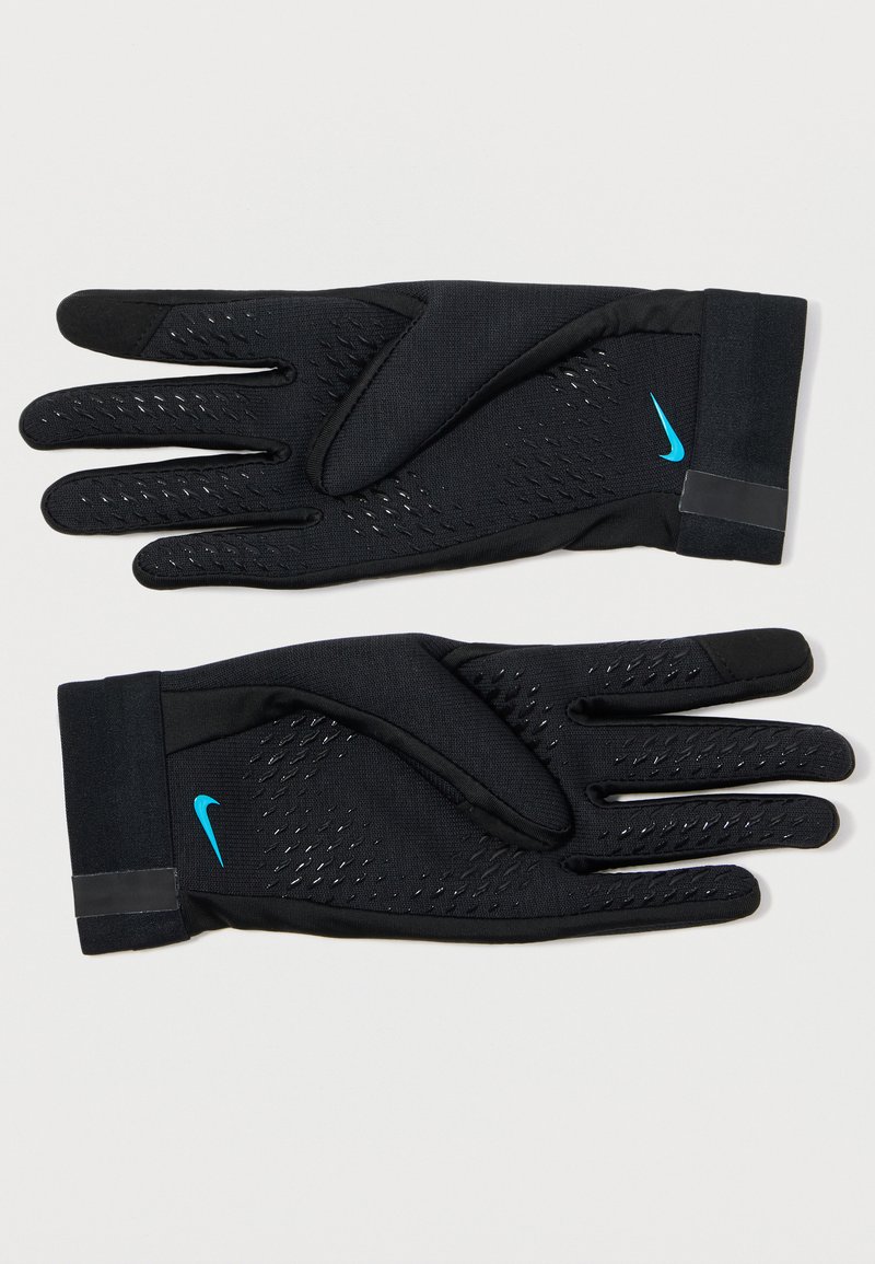 Gants AC Milan Officiels - Noir, Taille Unique, Avec Logo Brodé - 95% Polyester, 5% élasthanne