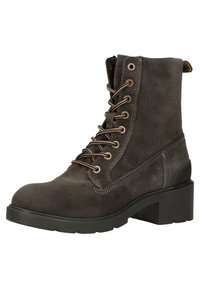 camel active Lace-up ankle boots - antracite grey c