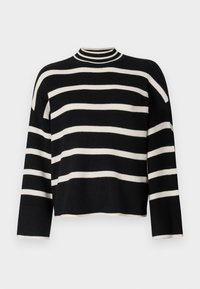 ONLIBI HIG NECK - Strickpullover - black
