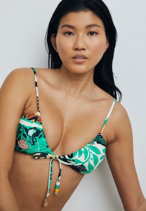 ATLANTIS DRAWSTRING BRALETTE - Bikiniöverdel - ecru