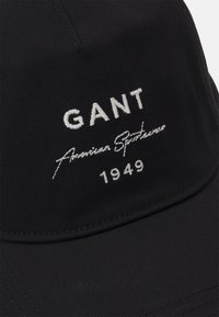 GANT LOGO SCRIPT UNISEX - Gorra - black