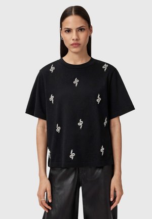 RHEA LISA  - T-shirt med print - black