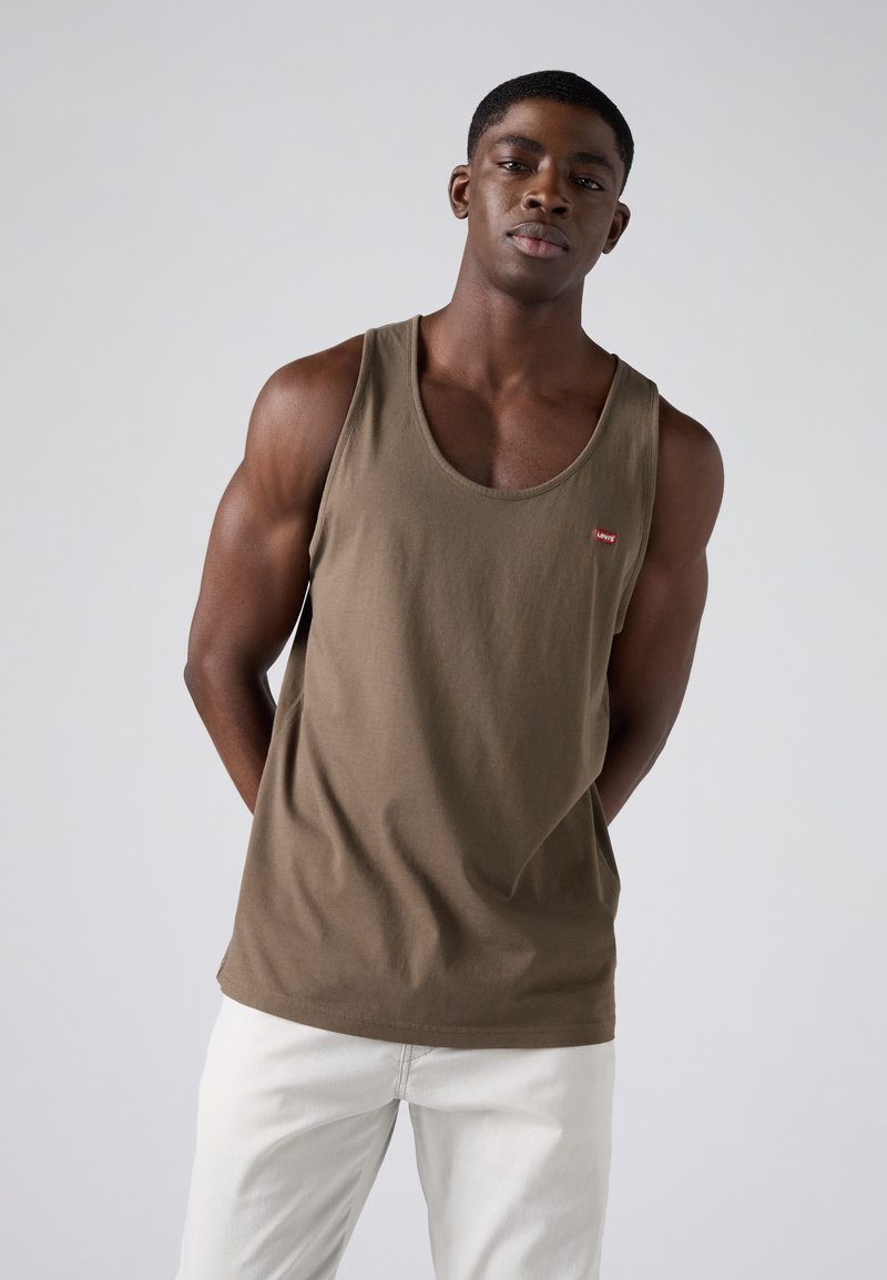 Levi's® HOUSEMARK TANK - Top - stone fudge