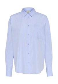 KATARA - Pogājama blūze - light blue pin stripe