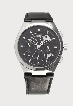 Calvin Klein, DISTINGUISH - Chronograph - silver-coloured/black