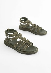 Next FOREVER COMFORT GLADIATOR STANDARD - Szandálok - khaki green