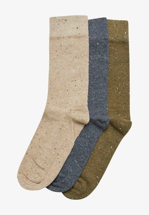 UNISEX  3-PACK - Socks - warmsand darkshadow summerolive