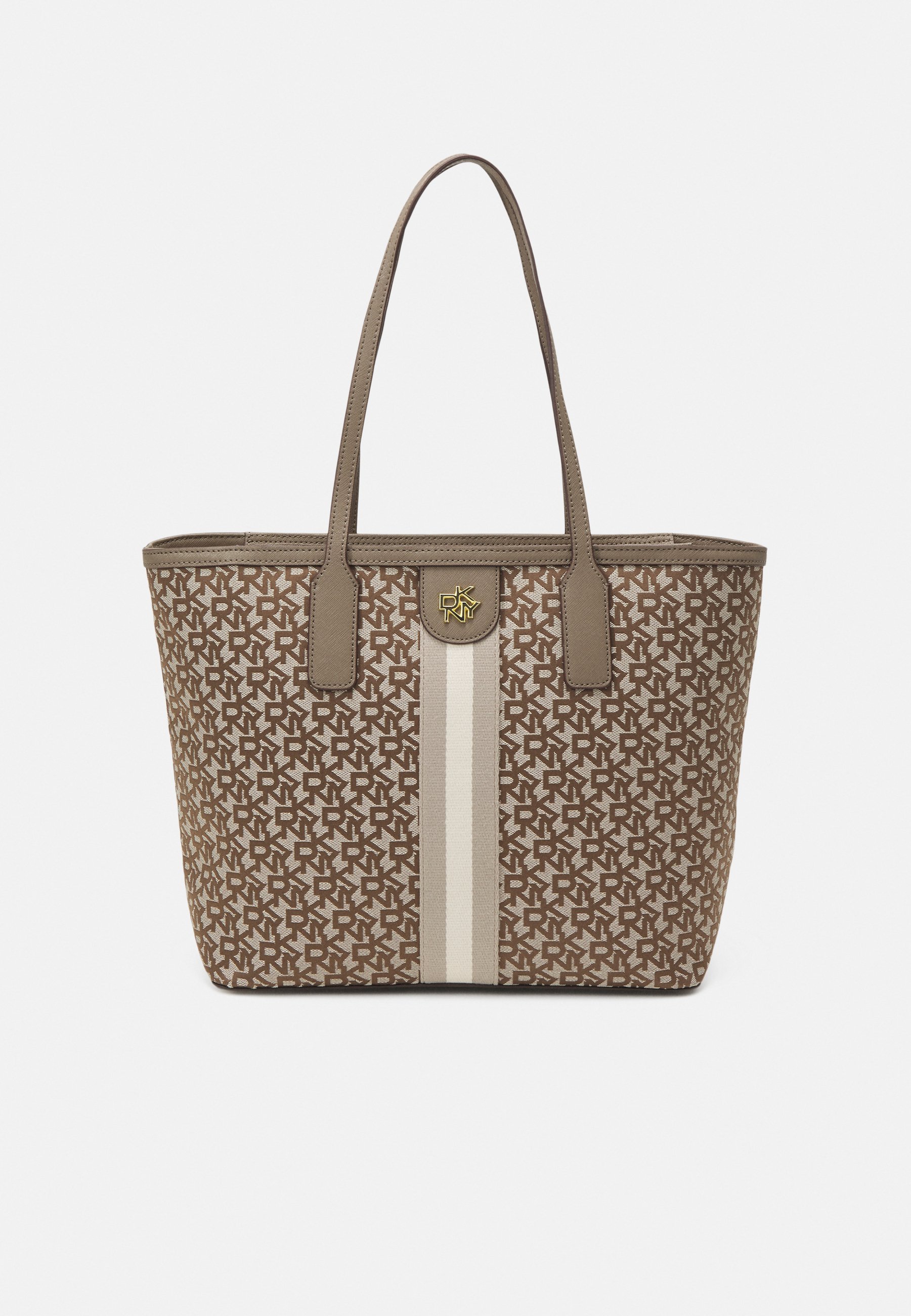 DKNY CAROL TOTE - Bolso de - chino/truffle/gris - Zalando.es
