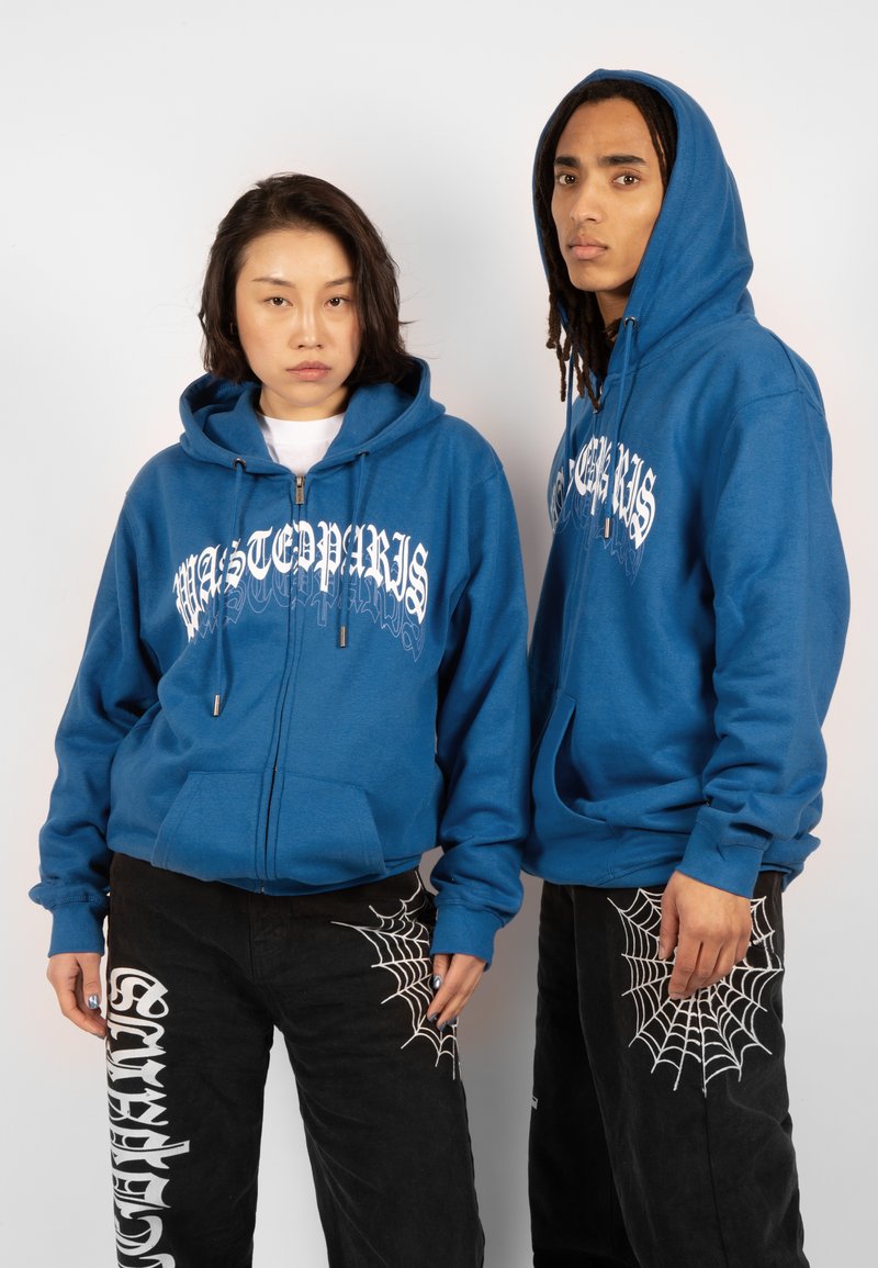 Wasted Paris ZIP CHILL KINGDOM HOODIE UNISEX Vetoketjullinen College wasted-paris-zip-chill-kingdom-hoodie-unisex-vetoketjullinen-college