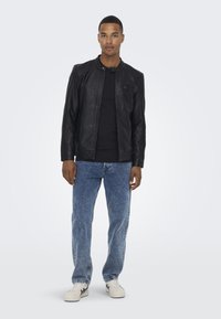 Only & Sons ONSAL  - Giacca in similpelle - black