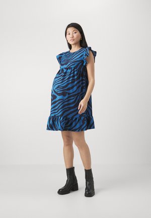 OLMKIMIKA  - Vestito estivo - black/blue