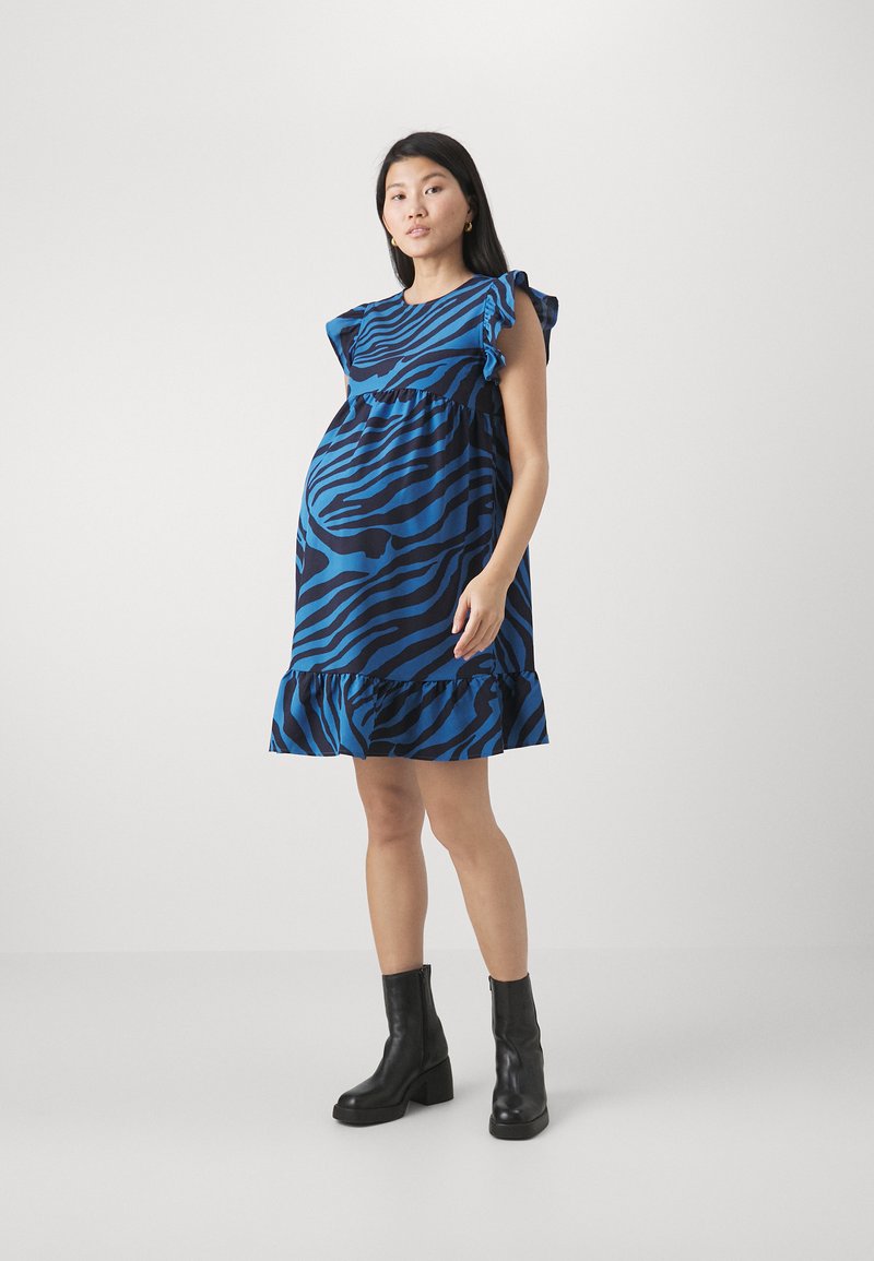 ONLY MATERNITY - OLMKIMIKA  - Vestito estivo - black/blue, Ingrandire