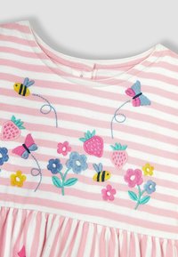 JoJo Maman Bébé 2-PIECE STRAWBERRY APPLIQUE  SET  - REGULAR FIT - Šorti - pink