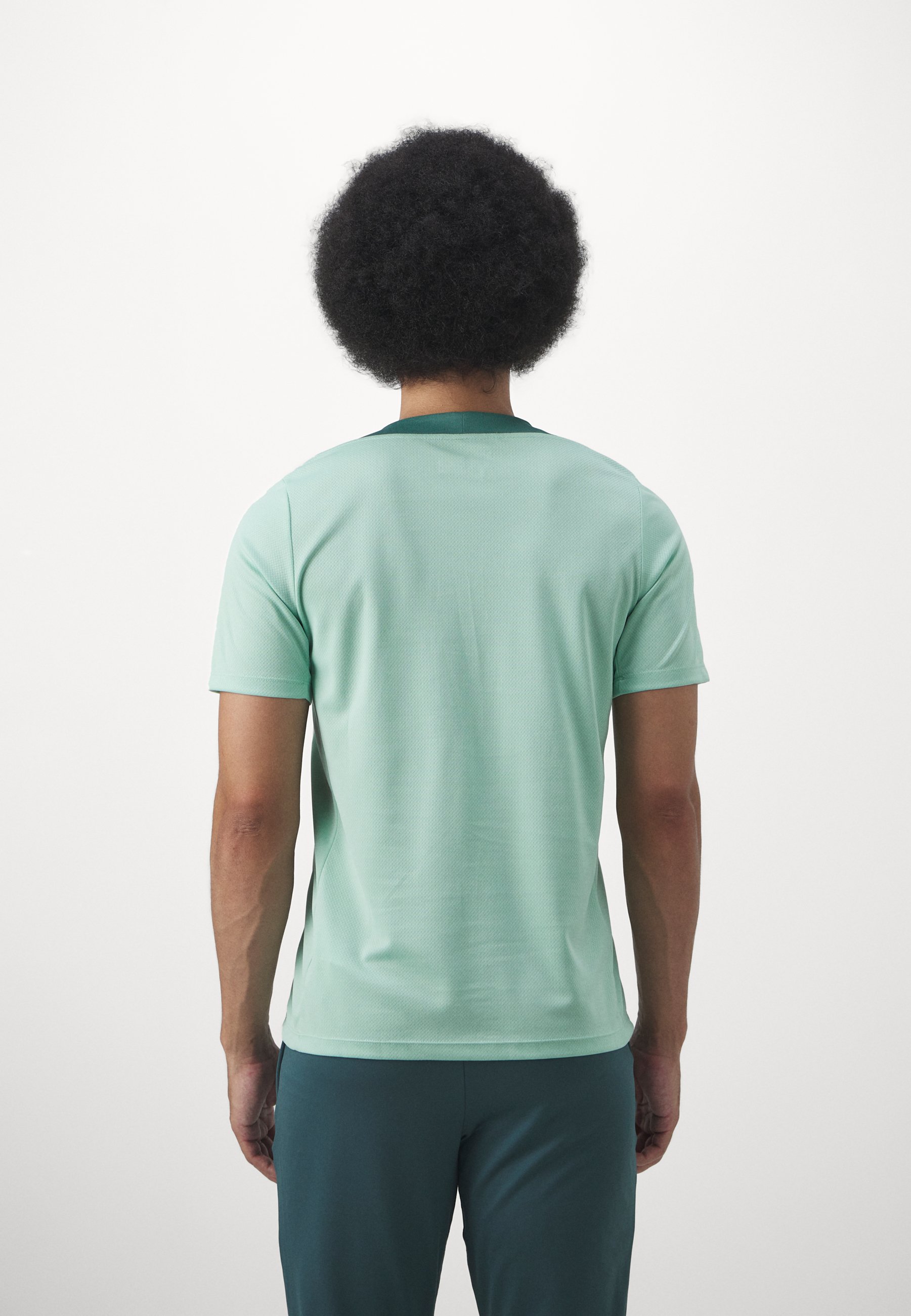 enamel green nike shirt