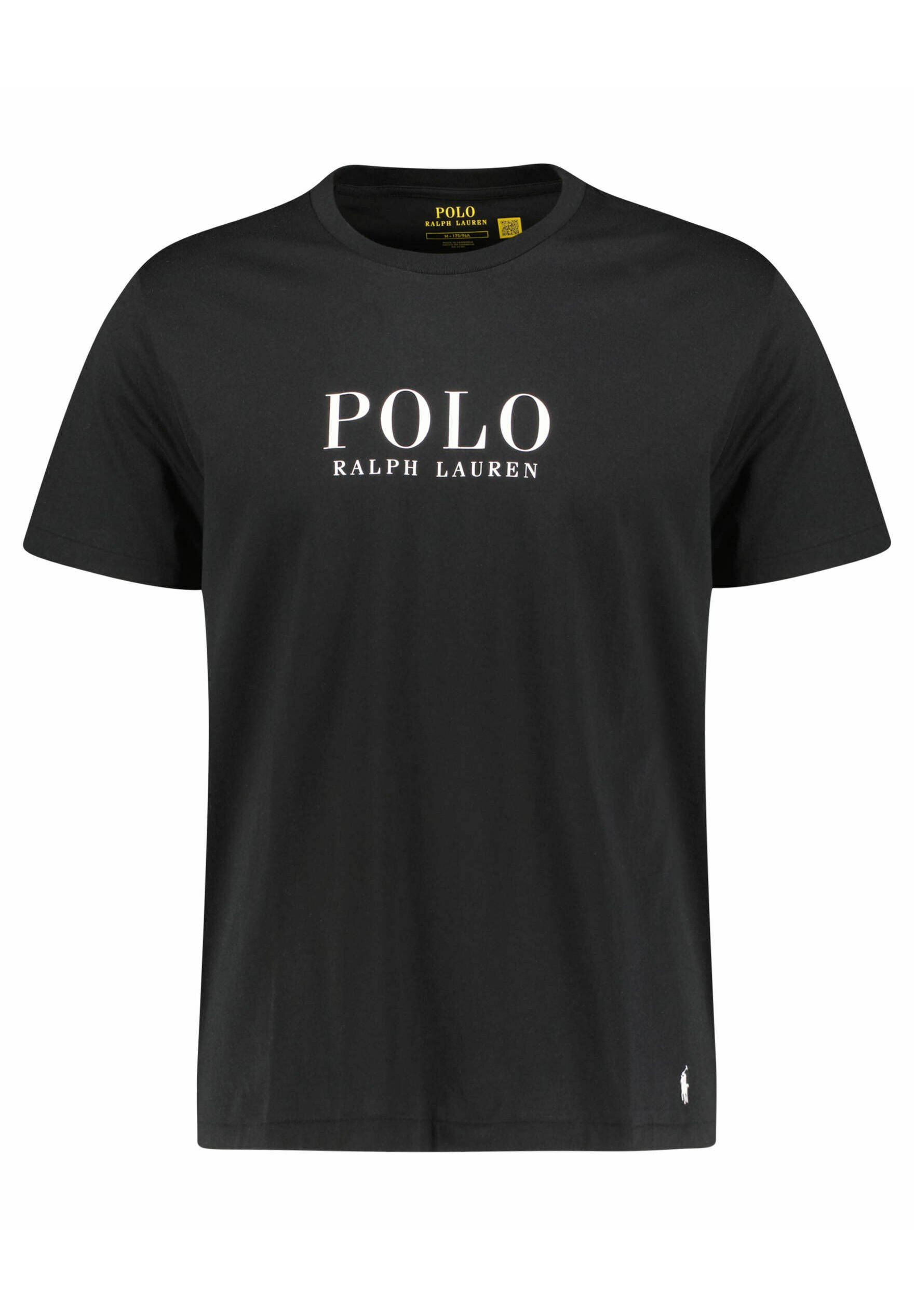 Polo Ralph Lauren CREW SLEEP Pyjama top schwarz/black Zalando