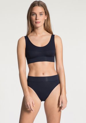 Calida, CALIDA ELASTIC DUOPACK DAMEN SLIP 2 PACK - Slip - dark lapis print