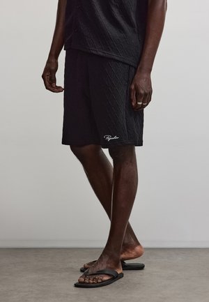 Pegador JOVREN STRUCTURED  - Παντελόνι φόρμας - black