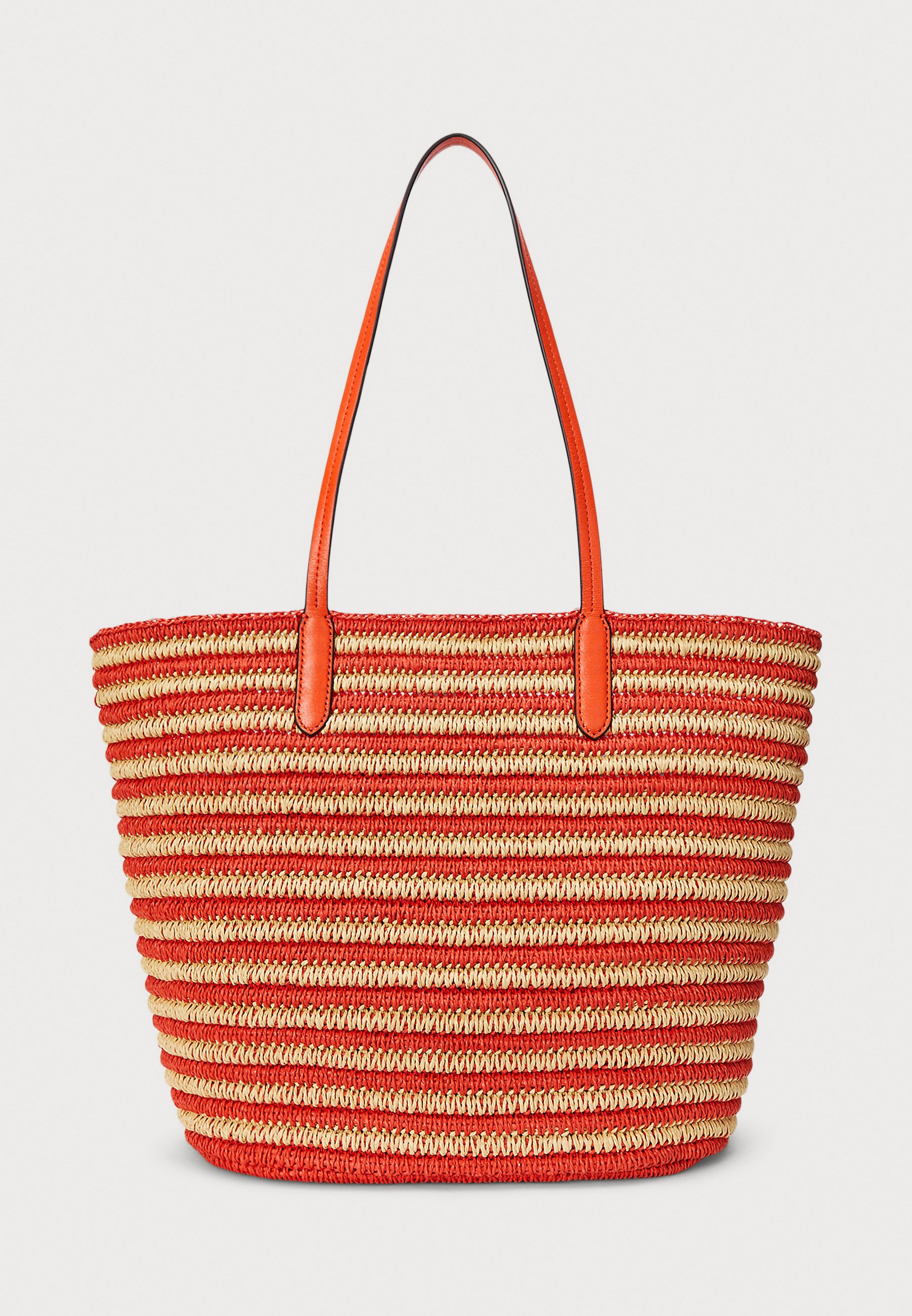 LAUREN RALPH LAUREN STRIPED STRAW LARGE BRIE トート 国内発送 00000000_zi_d6513916-f130-452c