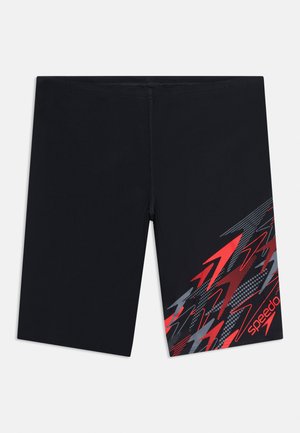 BOYS MEDLEY LOGO JAMMER UNISEX - Peldbikses - anthracite/high risk red