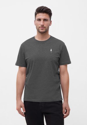 TREESHIRT - T-shirt basique - black mel