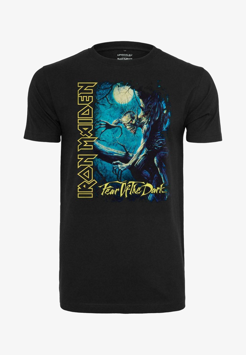 Upscale by Mister Tee UPSCALE X IRON MAIDEN FEAR OF THE D - Print T-shirt - black