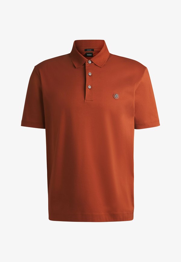 PARRIS - Polo shirt - dark orange six4