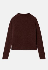 MIKA FUNNEL NECK SWEATER - Stickad tröja - burgundy