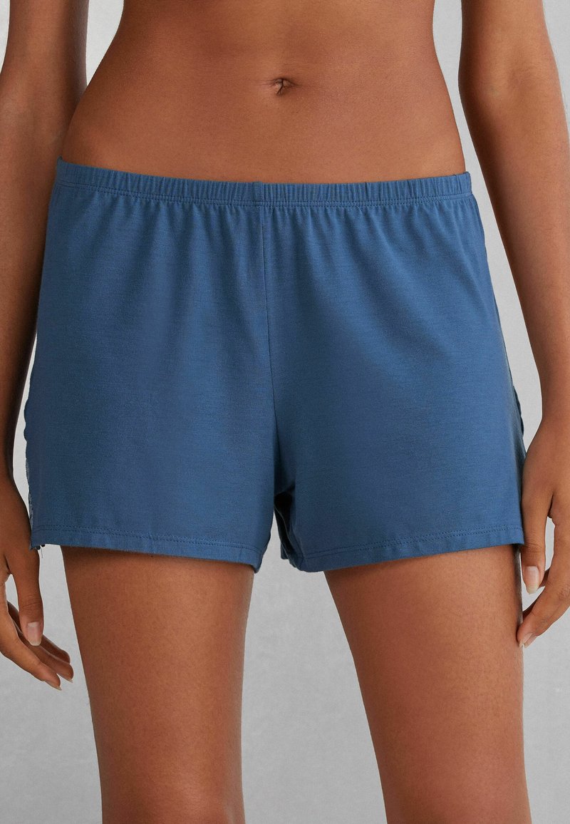 Intimissimi PRETTY FLOWERS - Pyjamasbyxor - blau j lapis blue