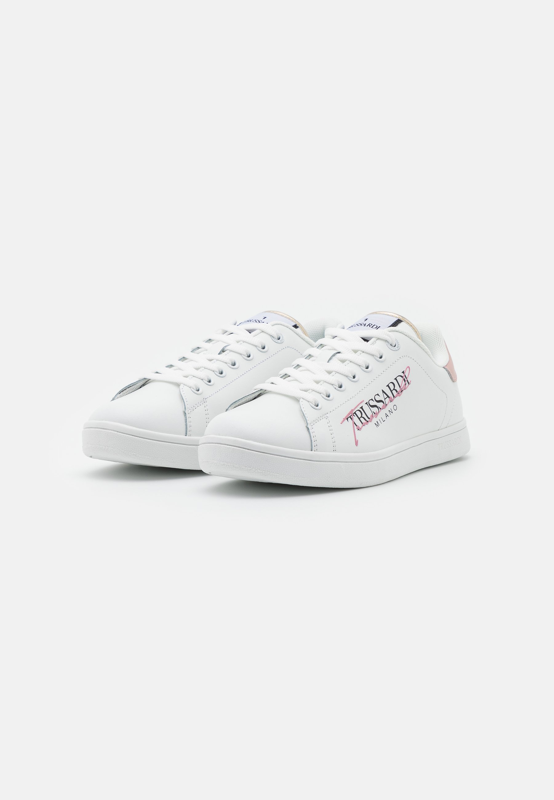 Trussardi GALIUM Joggesko whitepink Zalando.no Trussardi GALIUM Joggesko whitepink Zalando.no