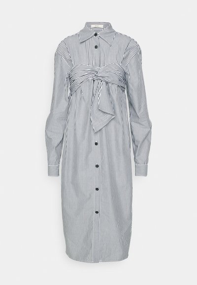 Brogger ESSIE DRESS - Φόρεμα πουκάμισο - black/white