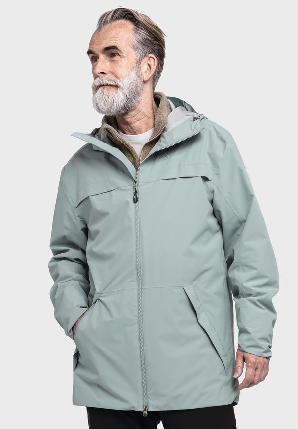Regenjacke / wasserabweisende Jacke - grau