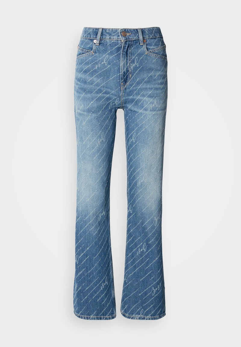 Boss Straight leg jeans blauw Boss Straight leg jeans blauw