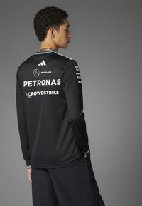 adidas Originals - MERCEDES - AMG PETRONAS FORMULA ONE TEAM DRIVER AUTHENTIC LONG SLEEVE - Long sleeved top - black   white Thumbnail Image 1