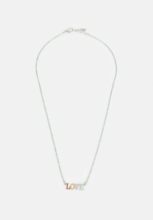 Jack & Jones JACLOVE NECKLACE UNISEX - Κολιέ - silver-colourede/birch