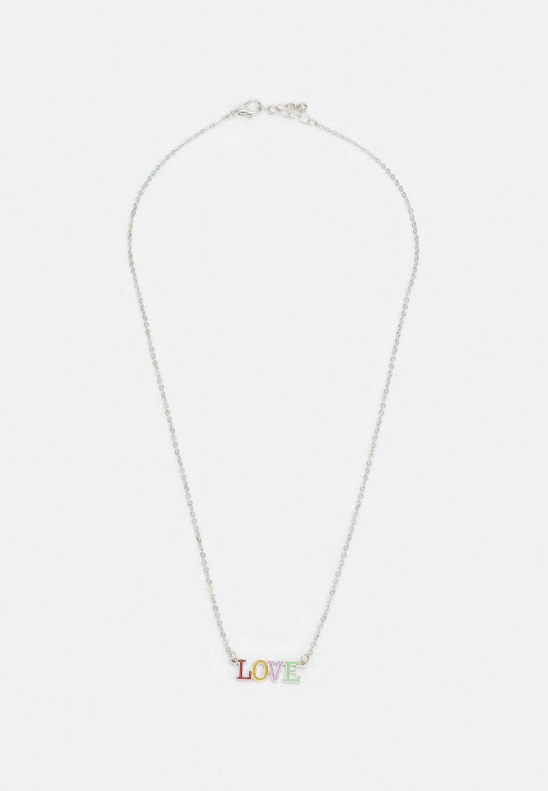 Jack & Jones JACLOVE NECKLACE UNISEX - Κολιέ - silver-colourede/birch
