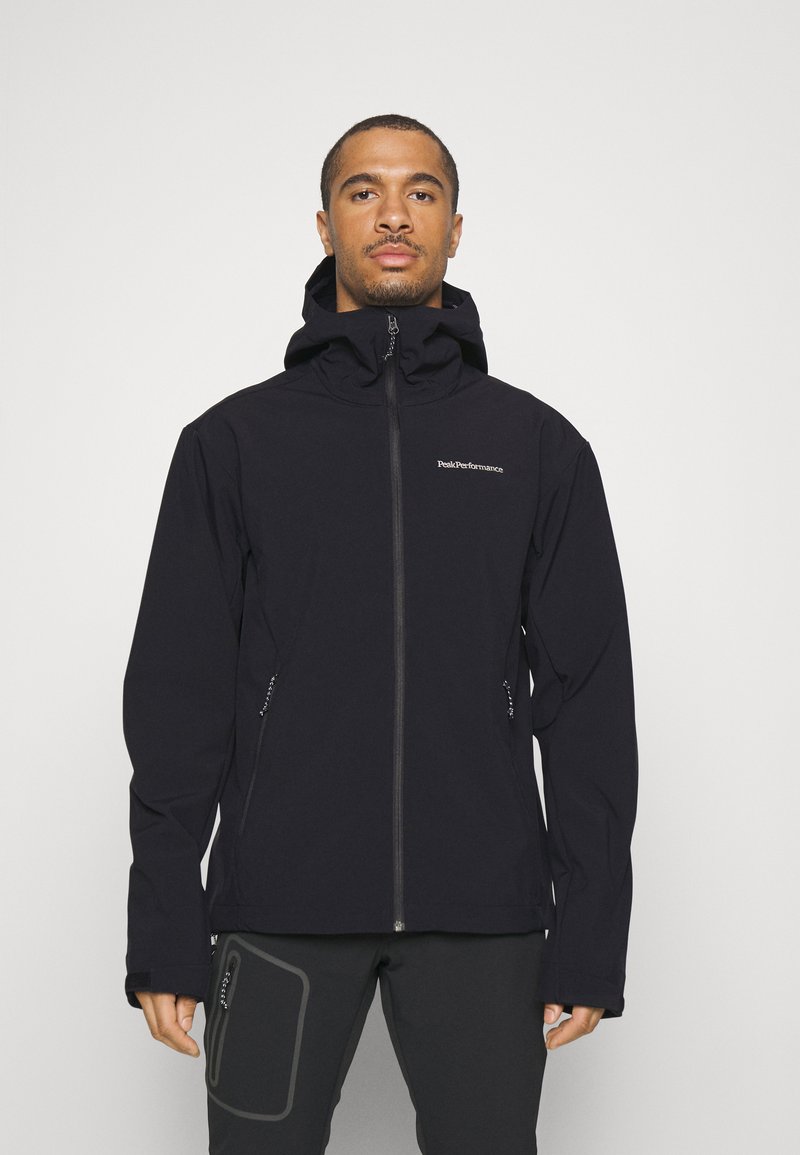 Peak Performance EXPLORE HOOD JACKET LIMIT Soft shell jacket black