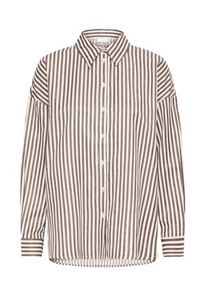 Bluza z gumbi - coffee bean