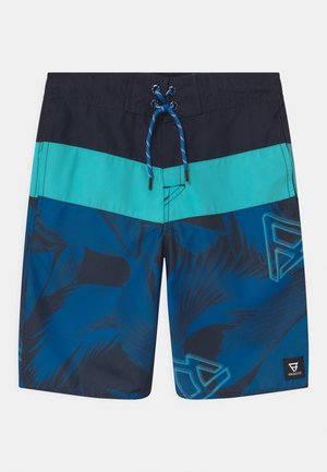 CATAMARAN LEAF - Swimming shorts - mid blue