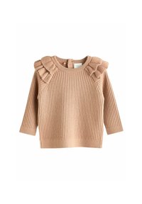 Next SET - REGULAR FIT - Striktrøje - mink brown