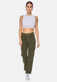 Elara Jeans straight leg - grün