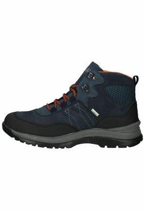 Waldläufer Schnürstiefelette - gummi denver sport net marine jeans notte