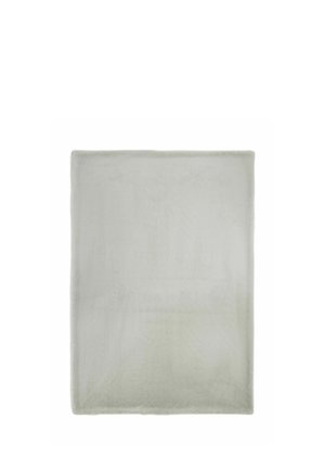 Soft light gray rectangular bath towel with slightly rounded edges, displayed flat against a white background.
