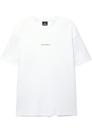 PULL&BEAR PHOTOGRAPHIC - Potiskana majica - white