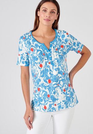 Damart, CASUAL STYLE - T-shirt print - Foliage Blue
