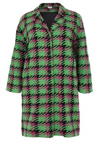 YOEK CHECK PRINT - Mantel - green